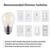 OPALRAY Dimmable A15 Style Mini LED Globe Bulb with LED
