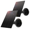 2 Pack Solar Panel for Wireless Outdoor Security Camera,Compatible with