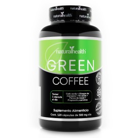 Natural Health Green Coffee Frasco 120 Cápsulas 500mg Ingredientes Naturales