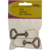 W4 Pole Adjustment Clamps - Gold, 3/4 Inch