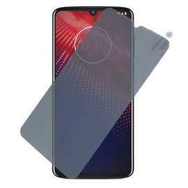 UPONEW for Motorola Z4 Privacy Screen Protector - [2 Pack] Front 4 Ways 360 Degree Privacy Anti Spy Screen Protector Anti-Scratch Protective Film for Motorola Moto Z4 XT1980 6.4" XT1980-3 XT1980-4
