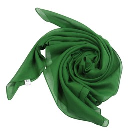Superfreak® Cotton Cloth Scarf Shawl, 100 x 100 cm, 100% Cotton, All Colours - Green