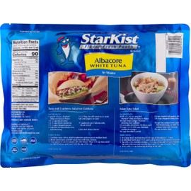 StarKist Chunk White Albacore Tuna in Water - 43 oz Pouch (Pack of 6)