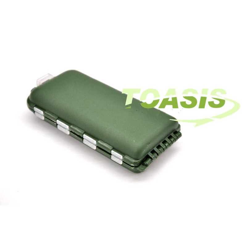 Toasis - Ganchos pequeños para Aparejos de Pesca, giratorios, Olive-1pcs