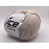 Light Beige Angora Cashmere Yarn - Fine, Sport Weight 1.76