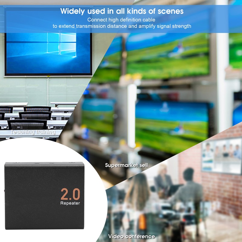 Mini HDMI2.0 Extender Repeater Support 4Kx2K HDMI Signal Amplifier Support