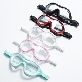 Macaron Anti-Fog Swimming Goggles for Kids & Adults (lf83, Free Size, Mixed Colors) Hair] 10ea