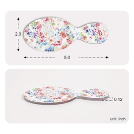 Cmetta 1 Pack Glass Foot File 8-Shaped Callus Remover for Feet, Foot Scrubber Pedicure Tool for Women and Men (Transparent3)