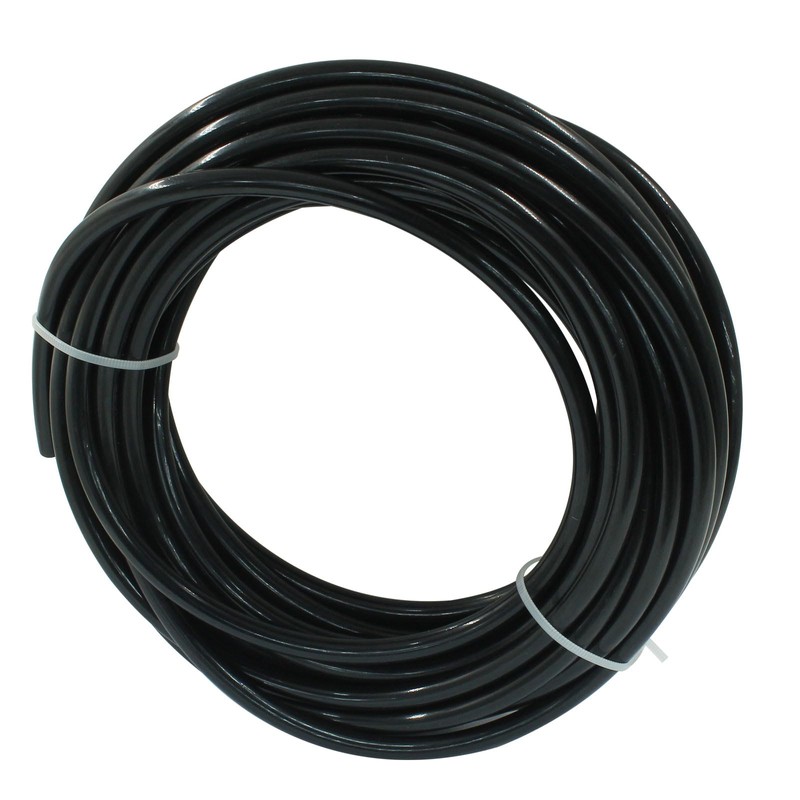 8mm x 5mm Pneumatic Tubing PU Polyurethane, Black, 32.8ft