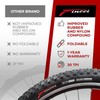Fincci Set of Foldable 27.5 x 2.10 Inch Bike Tyres