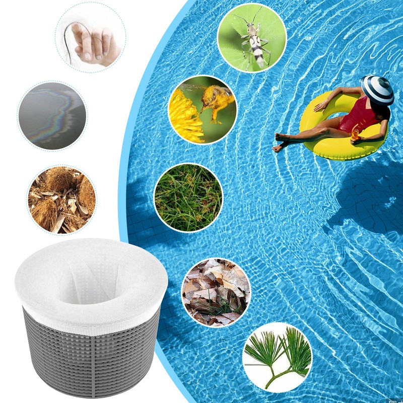 30-Pack of Pool Skimmer Socks, Ultra Fine Mesh Filter Sock