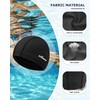 Firesara Fabric Swim Cap, High Elasticity Swimming Cap Keeps Hair