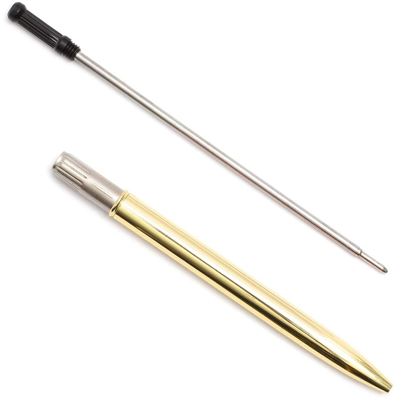 Juvale Gold Ballpoint Pens - Pack of 12, 1 Mm