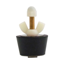 Rubber Plug with Valve for 1-1/2 Inch Pipe, with Blow Thru Valve