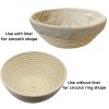 RoEsha Banneton Bread Proofing Basket 9" Oval Rattan Sourdough Basket
