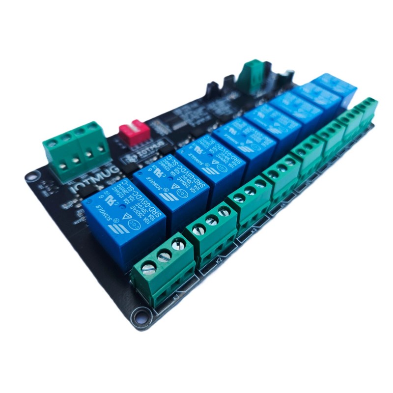 iotmug 8 Channel I2C Relay Module Arduino Raspberry 3.3V 5.0V