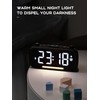 Radio Alarm Clock Besides with Bluetooth Speaker and Night Light,