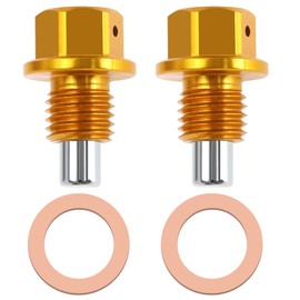 SG Store 2Pcs M12x1.25 Oil Drain Screw Replacement Compatible with Toyota Compatible with Nissan Aluminium Alloy Oil Sump Drain Plug