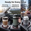 4 Pcs Anti-Slip Car Cup Holder Coaster Set, Diameter 2.75