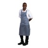 Whites Chefs Apparel Waterproof Bib Apron Nylon Blue And White