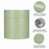 9oz Green Matcha Container with Lid Simple Matcha Tin Metal