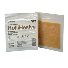 Hollihesive Trim to Fit Skin Barrier Wafer Adhesive Without Tape No Flange 5 per Box 7700