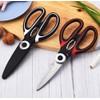 Multifunctional Kitchen Scissors (2 Pack) Stainless Steel with Protective Blade