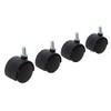 Fixman 275361 Twin Wheel Castor Bolt 4pk 40 mm Bolt