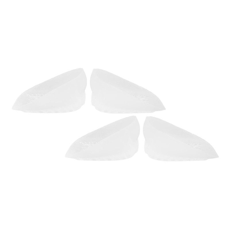 2 Pair Gel Heel Pad Transparent Strong Adhesion Soft Massaging