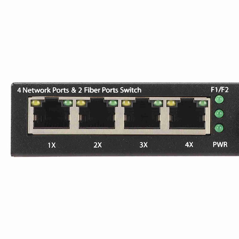 SFP Fiber Switch 6 Ports 10 100 1000M Self Adaptive