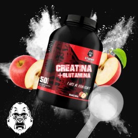 Creatina  Glutamina 1 Kg Strong Protein 50servicios                                                                                                   