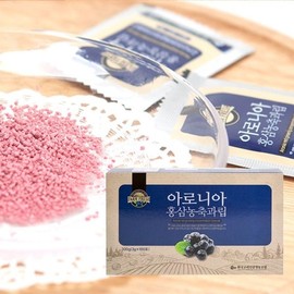 국내산 아로니아 홍삼 농축 과립 3g 28포 Domestic Aronia Red Ginseng Concentrate Granules 3g 28 Packs