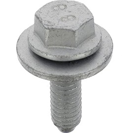 Restagraf - Hexagon Bolts with Special Base for Bodywork - Diameter M6-1.00 x 20mm - Ref 11226 - Compatible with Dacia, Nissan, Renault - Pack of 25, Grey