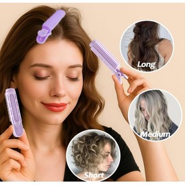 Pinzas para dar volumen al cabello, 10 unidades, clips elevadores de raíz esponjosos, peinado sin marcas, herramienta portátil reutilizable para mujeres y niñas