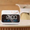 Alarm Clock Radio Multifunctional LED Music Timing Rechargeable FM Radio