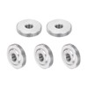 sourcing map 5Pcs M6 Knurled Thumb Nuts, 304 Stainless Steel