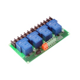 NOYITO 30A 4 Channel Relay Module High Low Level Trigger with Optocoupler Isolation Load DC 30V AC 250V 30A for PLC Automation Equipment Control Industrial Control (4-Channel 24V)