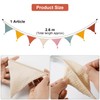 TNSLAND Garland Bunting Children's Room Bunting Fabric Bunting Outdoor Weatherproof