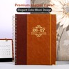Planner 2026-2027, Leather Two-Tone Planner, 18 Month Weekly and Monthly