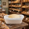 4 PCS 10 Inch Natural Rattan Bread Proofing Baskets, Oval