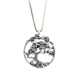 Cypress - Bonsai Tree Pendant Tree Necklace Nature Style