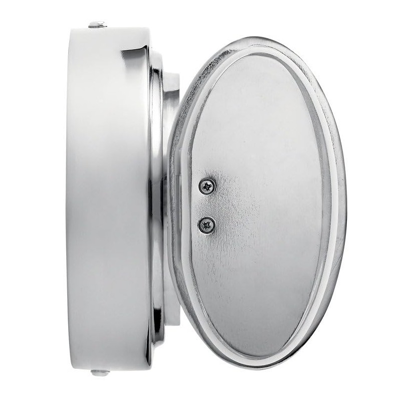 Kichler Ebson 1-Light 5.12-in Chrome Cylinder LED Vanity Light