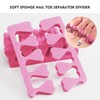 ToeSeparators 50PCS,Soft Sponge Nail Toe Separator Divider, for Household Use,