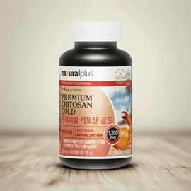 Natural Plus Premium Chitosan Gold 180 capsules, 4 packs / 내츄럴플러스 프리미엄 키토산 골드 180캡슐, 4개