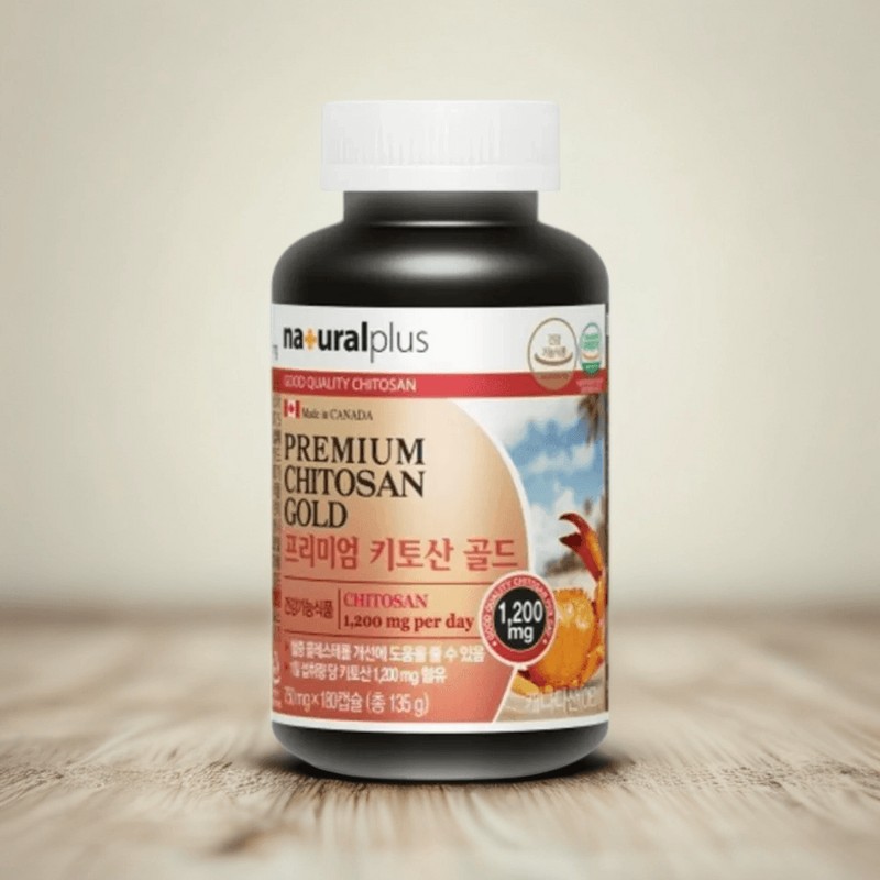 Natural Plus Premium Chitosan Gold 180 capsules, 4 packs /