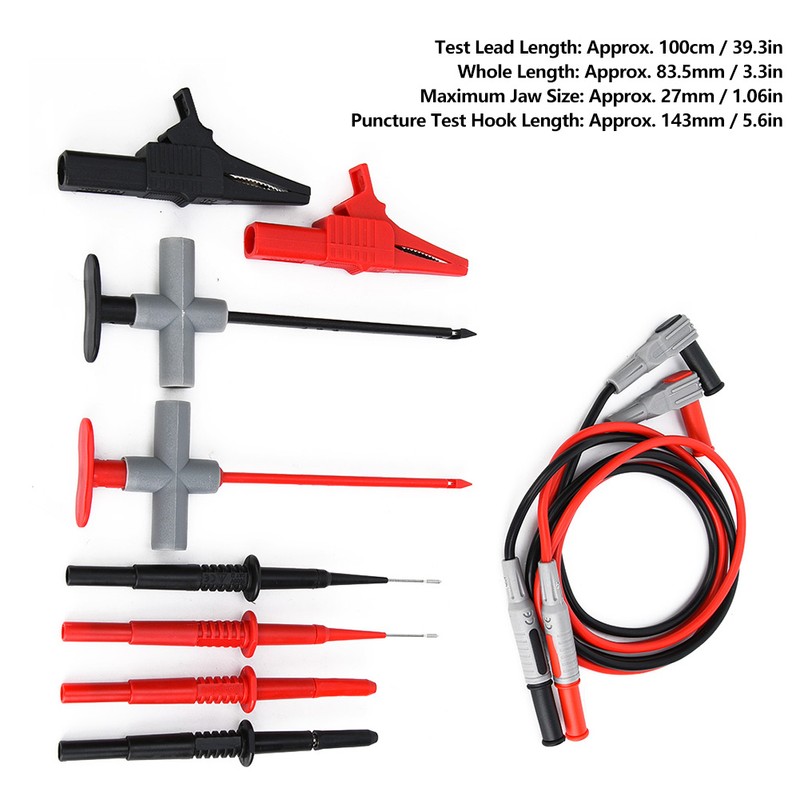 P1305B MultiFunctional Digital Multimeter Test Lead Kit Test Probe Set