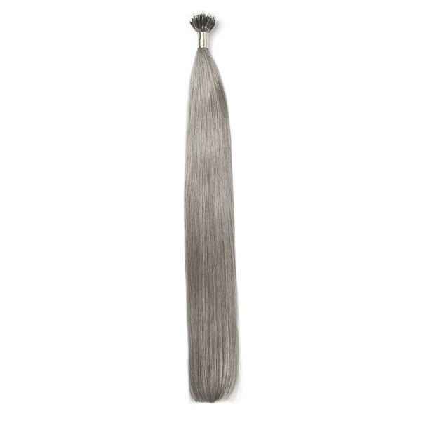 cliphair Silver/Grey (#SG) Nano Ring Hair Extensions, 24" (50g)