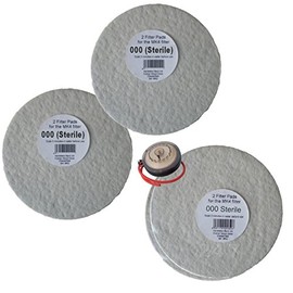 3X Filter Pads 000 Sterile 2X Pack for The Better Brew MK4 Wine Filter Homebrew