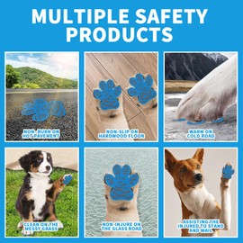 PawGrips Senior Dog Toe Grips - Anti-Slip, Traction Boots & Protectors for Hot Pavement, Whole Paws Pads (Multi-Color, XXXL)
