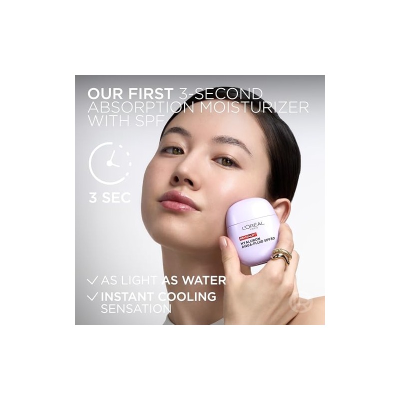 L'Oreal Paris Moisturiser, Korean Inspired Revitalift Filler SPF30, 40ml |
